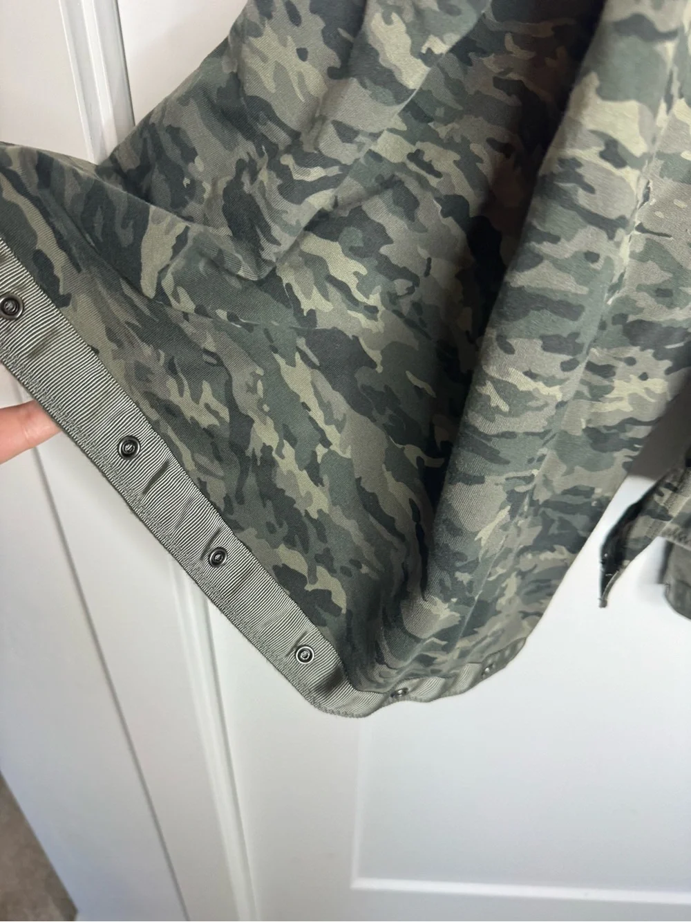 Lululemon Vinyasa Scarf Wrap Cotton Evergreen Camo Green Multi Print